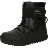 TOMMY HILFIGER - Snowboots - Zwart - Imitatieleder - Warm Gevoerd