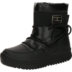 TOMMY HILFIGER - Snowboots - Zwart - Imitatieleder - Warm Gevoerd