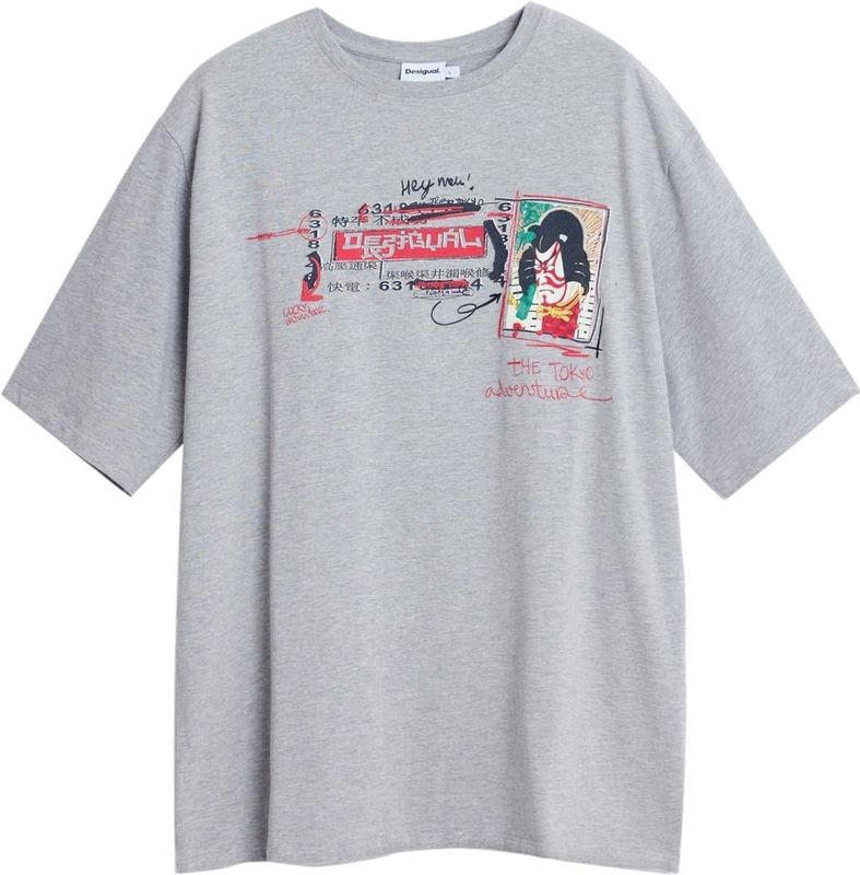 Desigual Shirt  navy / grijs / rood