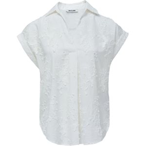 Salsa Jeans - Blouseshirt - Wit - Katoen - Bloemenprint