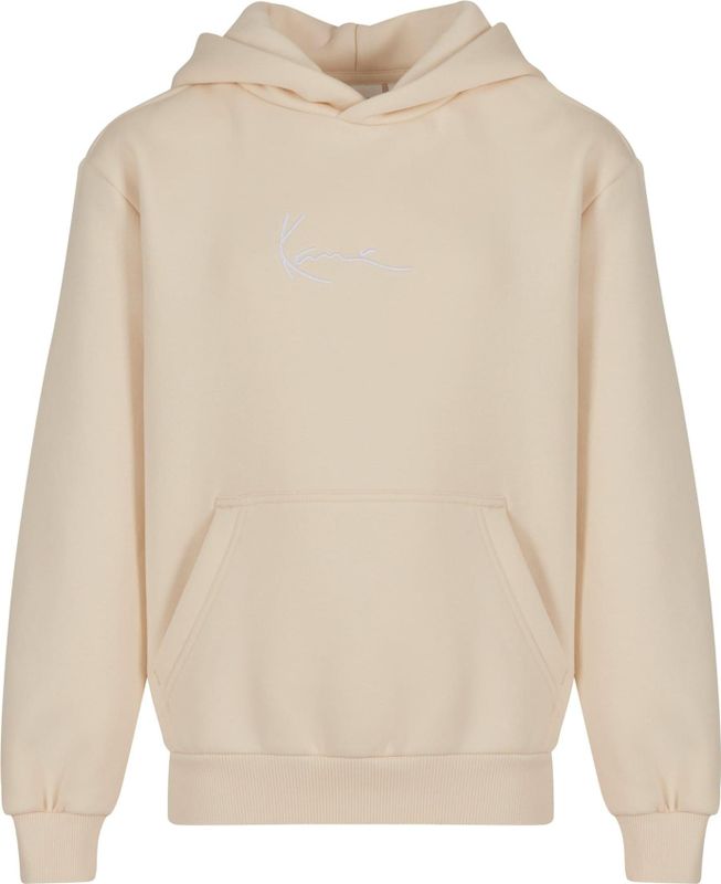 Karl Kani - Essential - Sweatshirt - Beige/Wit - Capuchon