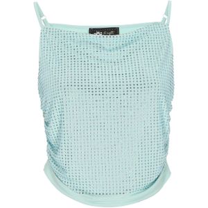 myMo at night Top  aqua