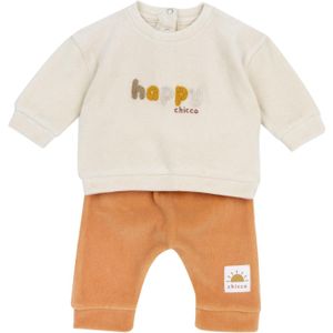 Chicco Set  crème / donkerbeige / goudgeel / mandarijn