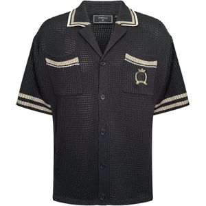 SikSilk Overhemd  ecru / zwart
