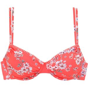 Sunseeker - Ditsy Bikinitop - Oranje Gedessineerd - Polyamide