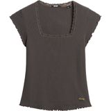 Superdry - Essential - T-shirt - Dames - Slim Fit - Vierkante Hals