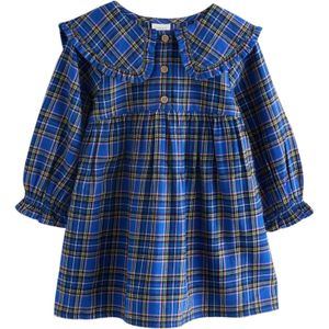 Next Jurk  beige / kobaltblauw / lichtblauw / sering