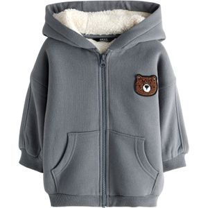 Next Sweatvest  bruin / grijs