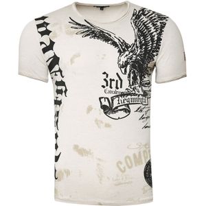 Rusty Neal - T-Shirt - Zwart - 100% Katoen