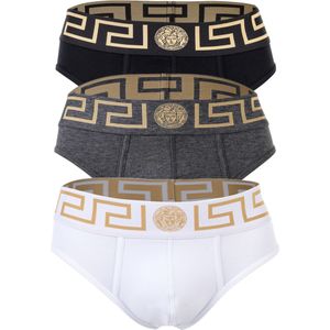 VERSACE Slip  goud / grijs gemêleerd / zwart / wit