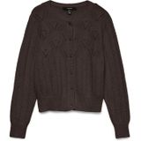 Vmsaia - Gebreid Vest - O-hals - Lange Mouwen - Regular Fit