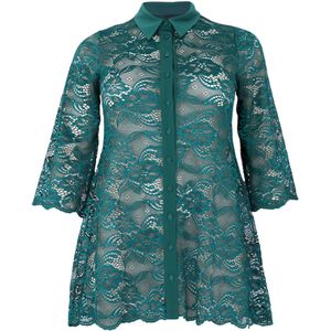 YOEK Blouse  donkergroen