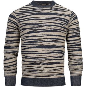 INDICODE JEANS Trui 'INCapowlax'  beige / blauw