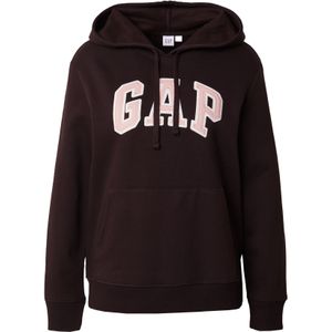 GAP Sweatshirt 'HERITAGE'  kastanjebruin / rosa / wit