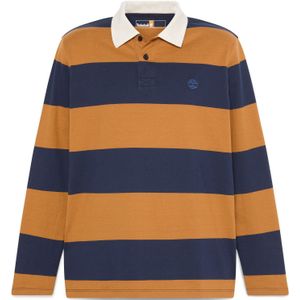 TIMBERLAND Shirt  navy / karamel / wit