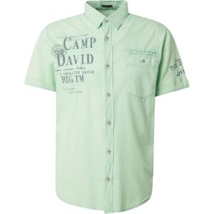 CAMP DAVID Overhemd  groen / lichtgroen