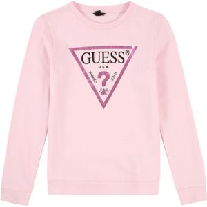 GUESS Sweatshirt  rosa / magenta / zwart