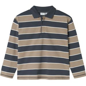 Name It - NKMOLLIE - Polo - Hazelnoot - 100% Katoen van Gecontroleerde Biologische Landbouw