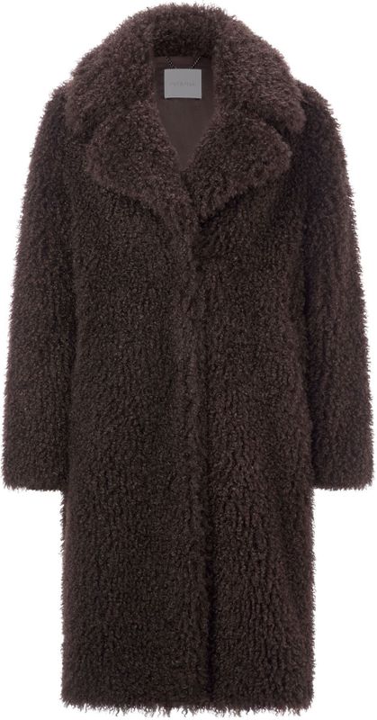 Rich & Royal - Lange Jas - Teddybont - Dames