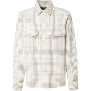 DRYKORN Overhemd 'GUNRAY'  crème / lichtbruin