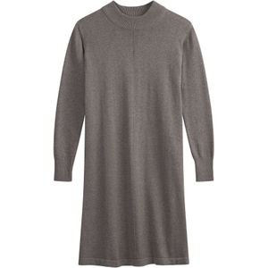 MELA Jurk  grijs gemêleerd