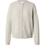 VILA Gebreid vest 'VISALSA'  beige gemêleerd