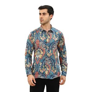 Campus Sutra Overhemd 'Kynlee'  blauw / navy / azuur / oranje