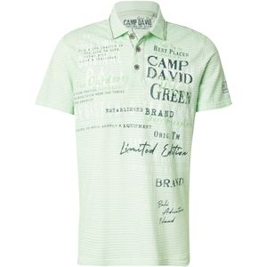 CAMP DAVID Shirt  groen / lichtgroen / zwart