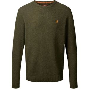 MCS Trui 'Adrian'  groen / oranje