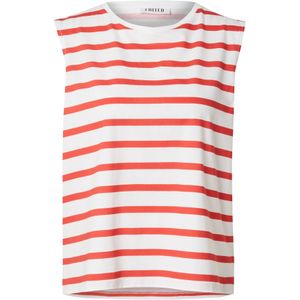 EDITED Shirt 'Hanami'  rood / wit