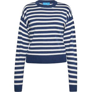 SANIKA Trui  marine / wit