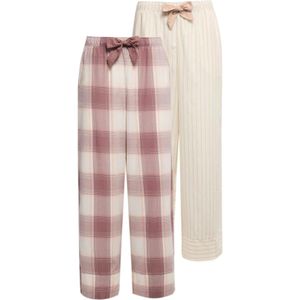 Marks & Spencer Pyjamabroek  ecru / oudroze
