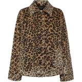 PIECES Tussenjas 'PCROBYN'  bruin / lichtbruin / zwart