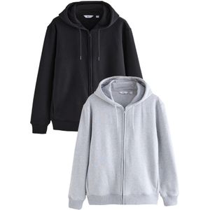 Next Sweatvest  grijs gemêleerd / zwart