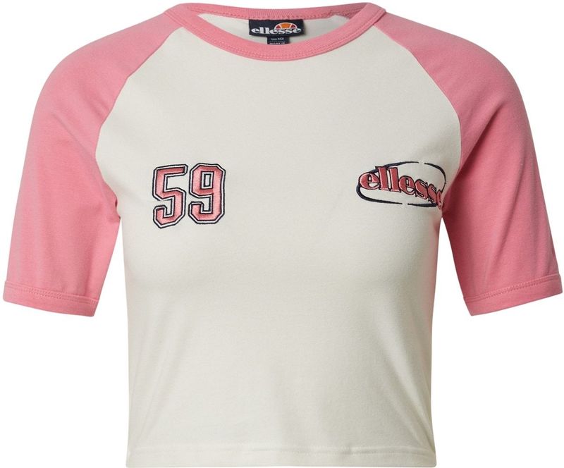 ELLESSE - VAMAVECHE - T-shirt - Rosa/Zwart/Offwhite
