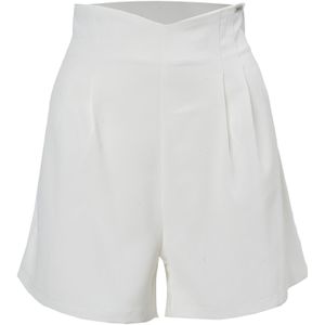 Influencer Bandplooibroek  wit