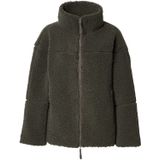 Gina Tricot Fleece jas 'Pile'  bruin gemêleerd