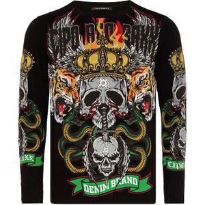 CIPO & BAXX Shirt  geel / groen / zwart