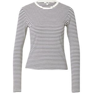 mbym Shirt 'Christina'  marine / wit