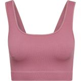 Hummel - Pulse - Sport Bh - Mauve - Soft Cup - Mouwloos