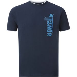 Jan Vanderstorm - Flemming - T-shirt - Donkerblauw - Halve Mouw