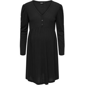 Olmcamoni - Korte Jurk - V-Hals - Korte Mouwen - Knielengte - Regular Fit