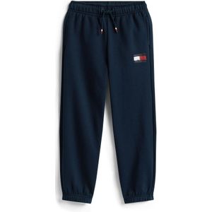TOMMY HILFIGER Broek  donkerblauw / rood / wit