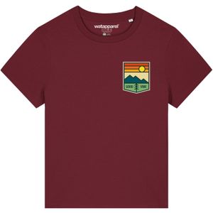 Watapparel Shirt ' Good Vibe '  gemengde kleuren / bordeaux