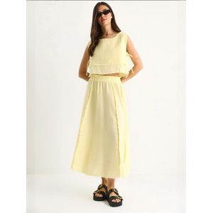 Bianco Lucci Kostuum  citroengeel