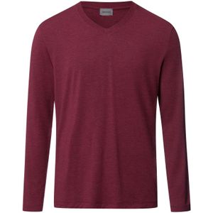 Hanro Shirt ' Casuals '  bessen / bordeaux