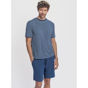 zd ZERO DEFECTS Pyjama kort 'Short modal Kouros navy pyjamas set'  navy