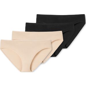 SCHIESSER Slip  nude / zwart