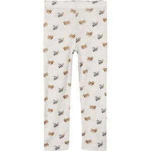 Legging - Slim Fit - Wol - All-over Print - Elastische Taille