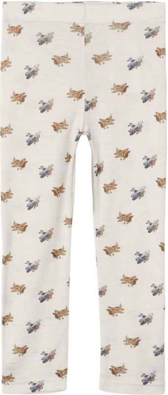 Legging - Slim Fit - Wol - All-over Print - Elastische Taille